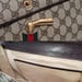 Image of Vtg. Gucci "RARE" Brown Monogram Equestrian Clutch