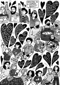Image 1 of Mutual Aid Is Love A3 Print