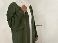 Image 3 of Khaki green Sumayyah Abaya 
