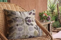 Image 1 of Eco printed / Double sided / Silk pillowcase