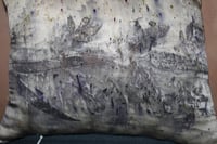 Image 2 of Hand embroidered / Eco printed / Silk pillowcase