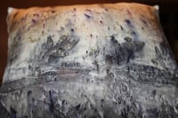 Image 4 of Hand embroidered / Eco printed / Silk pillowcase