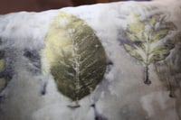 Image 5 of Silk pillowcase / Eco printed / Hand embroidered 