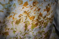 Image 4 of Botanically printed / Indigo / Silk scarf