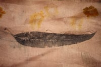 Image 3 of Pink / Eucalyptus / Ecoprint / Silk scarf