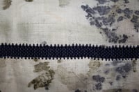 Image 2 of Botanically printed / Hand embroidered / Linen pillowcase