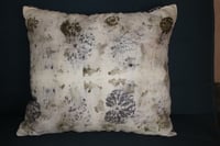 Image 5 of Botanically printed / Hand embroidered / Linen pillowcase