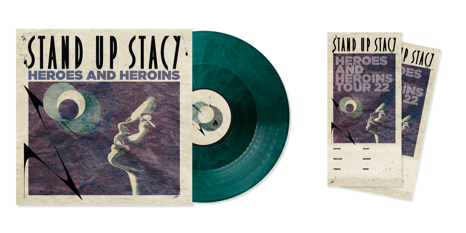 Image of Ticket + Limited Green 12" Vinyl - Heroes and Heroins