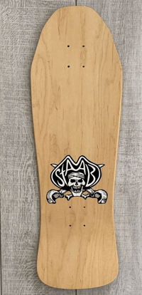 Image 2 of KEVIN STAAB PIRATE SKATEBOARD DECK - DARK GREY