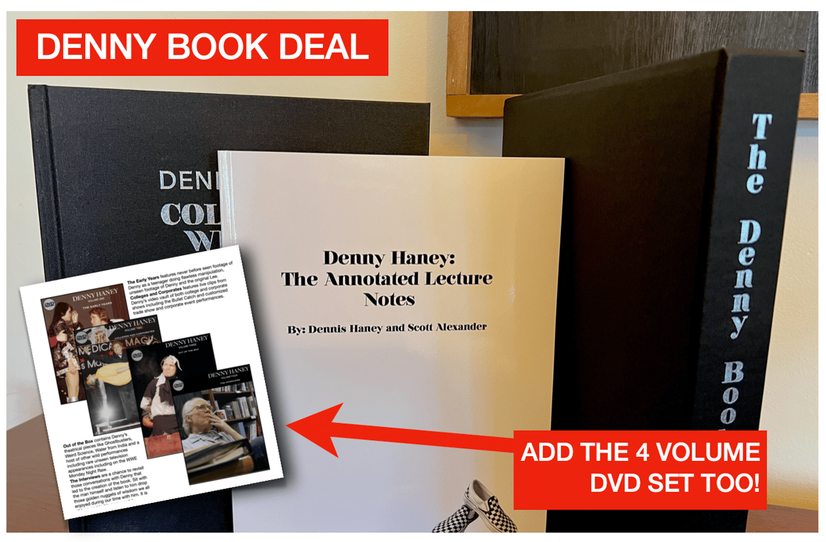 Image of DENNY HANEY BOOK DEAL