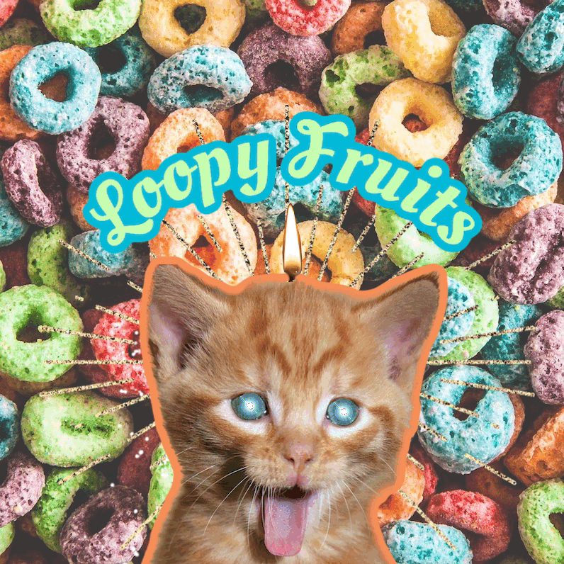 Image of LOOPY FRUITS CEREAL CANDLE