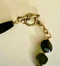Image 4 of Black Onyx necklace on gold chain