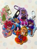 Image 1 of Colored acrylic My Little Pony Mane six Acrylic charms