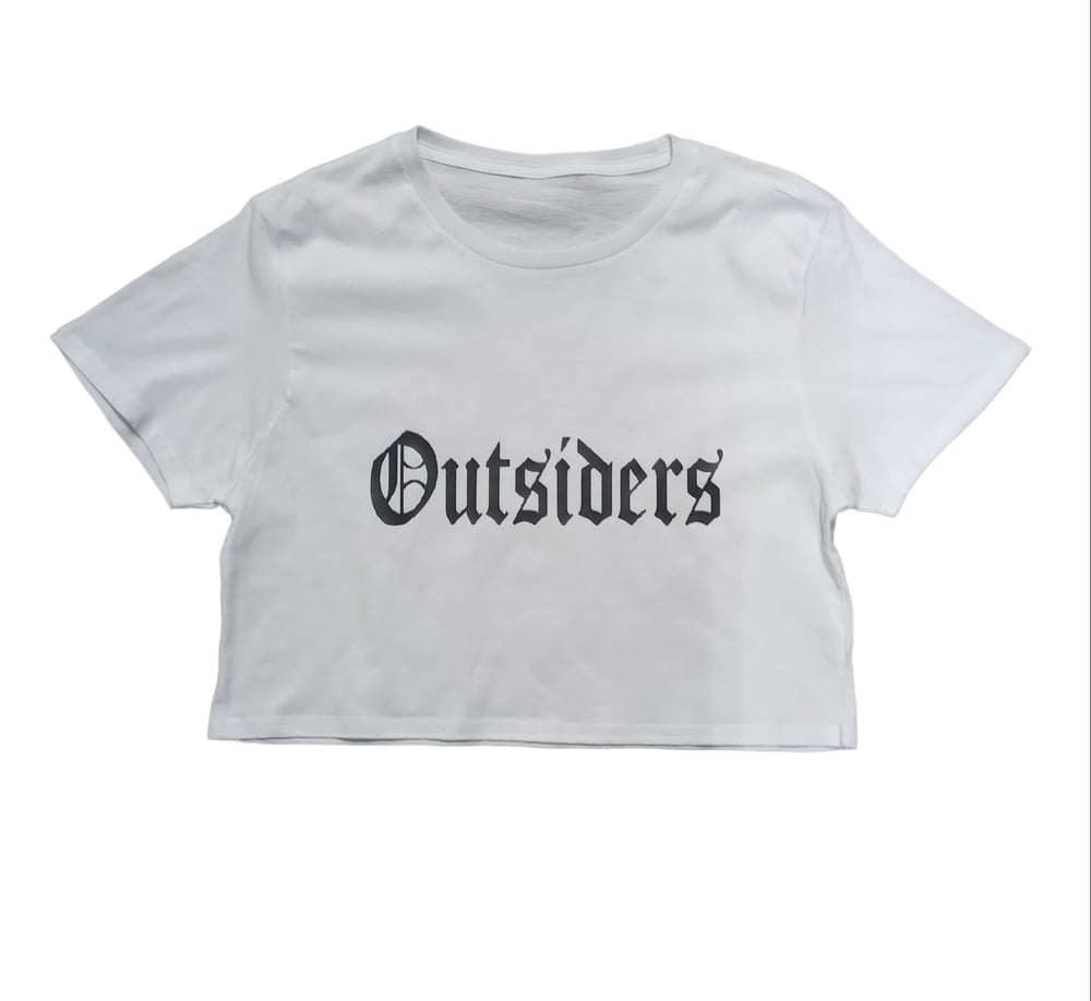 Image of Rebel Outsiders " White " Crop Top 