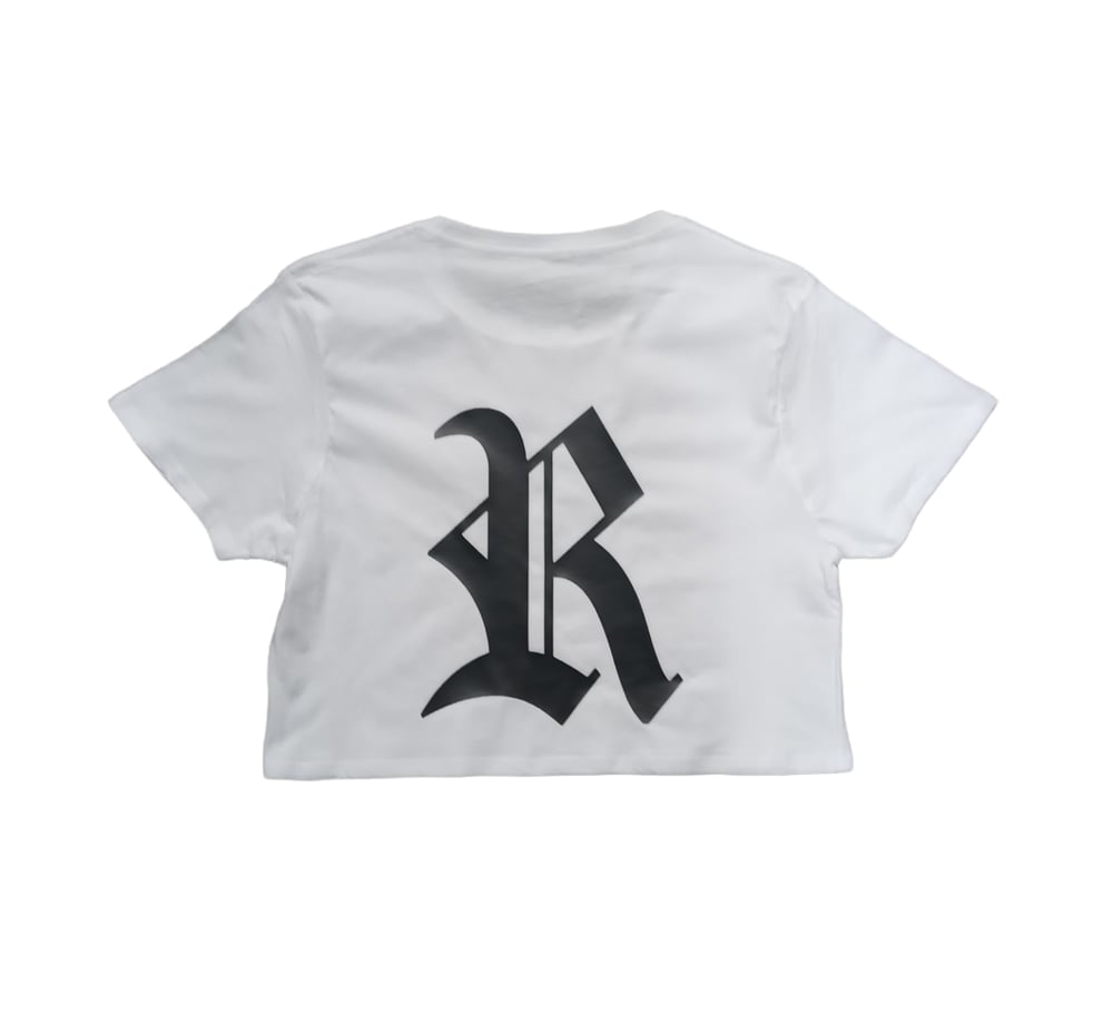 Image of Rebel Outsiders " White " Crop Top 