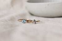 Image 5 of Classic Stone Ring | Sky Blue Topaz