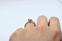 Image 4 of Classic Stone Ring | Sky Blue Topaz