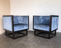 Image 1 of Pair of Cabinet Chairs by Josef Hoffmann