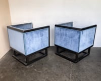 Image 2 of Pair of Cabinet Chairs by Josef Hoffmann