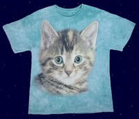 Image 1 of Kitten tie dye tee
