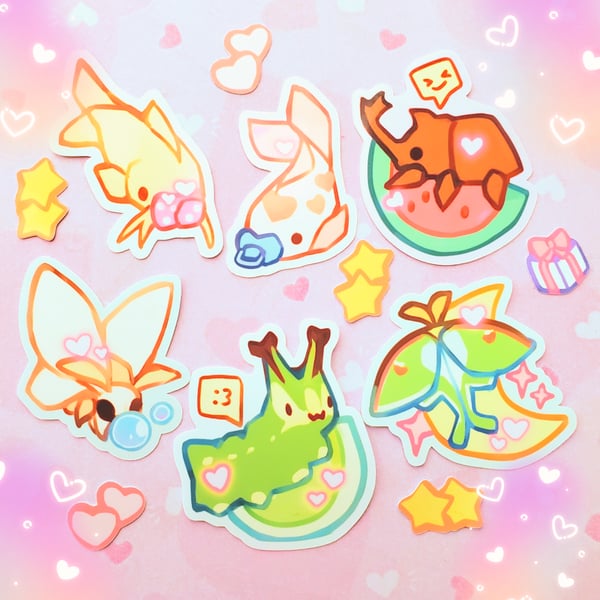Image of creatures stickers