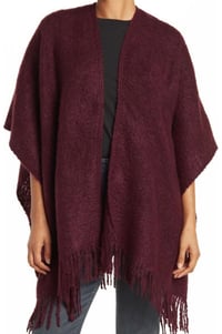 Image 3 of Echo Fringed Ruana