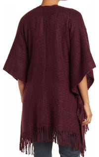 Image 4 of Echo Fringed Ruana