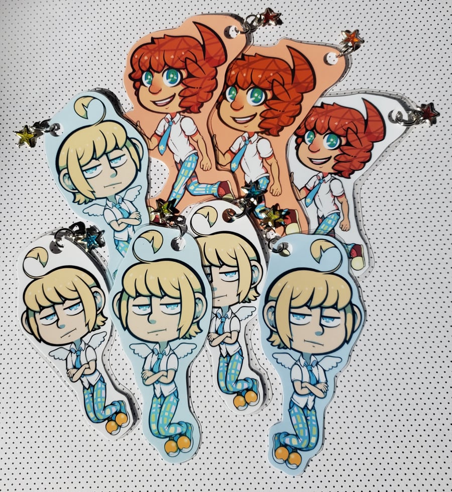 Space School - Laminated Charms