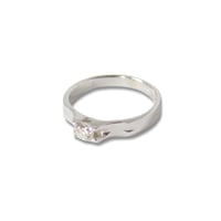 timeless engagement with .25ct diamond