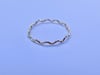 Solid 14k Gold Wavey Stackable Ring