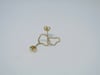 14k Solid Gold Puddle Stud, Minimal Jewelry, Solid Gold Studs, Earrings