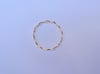 Solid 14k Gold Wavey Stackable Ring