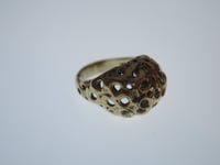 Image 5 of 14k Solid Gold Coral Ring