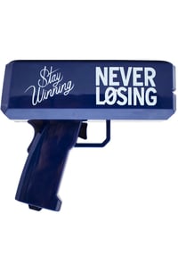 Image 1 of Stay Winning Blue Money Gun