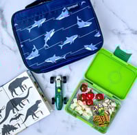 Image 3 of Yumbox Snack 3 Compartments Lime Green NEW