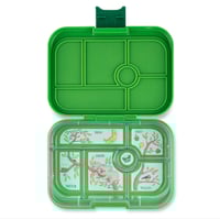 Image 1 of Yumbox Original Bento Box 6 Compartments Bamboo Green