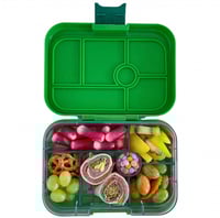 Image 3 of Yumbox Original Bento Box 6 Compartments Bamboo Green