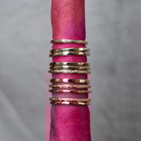 Image 1 of Group Booking 2 People - Silver Stacking Ring Workshop, Saturday mornings at The Yard - Hastings