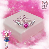 Image 1 of Magical Wiged Heart Ring