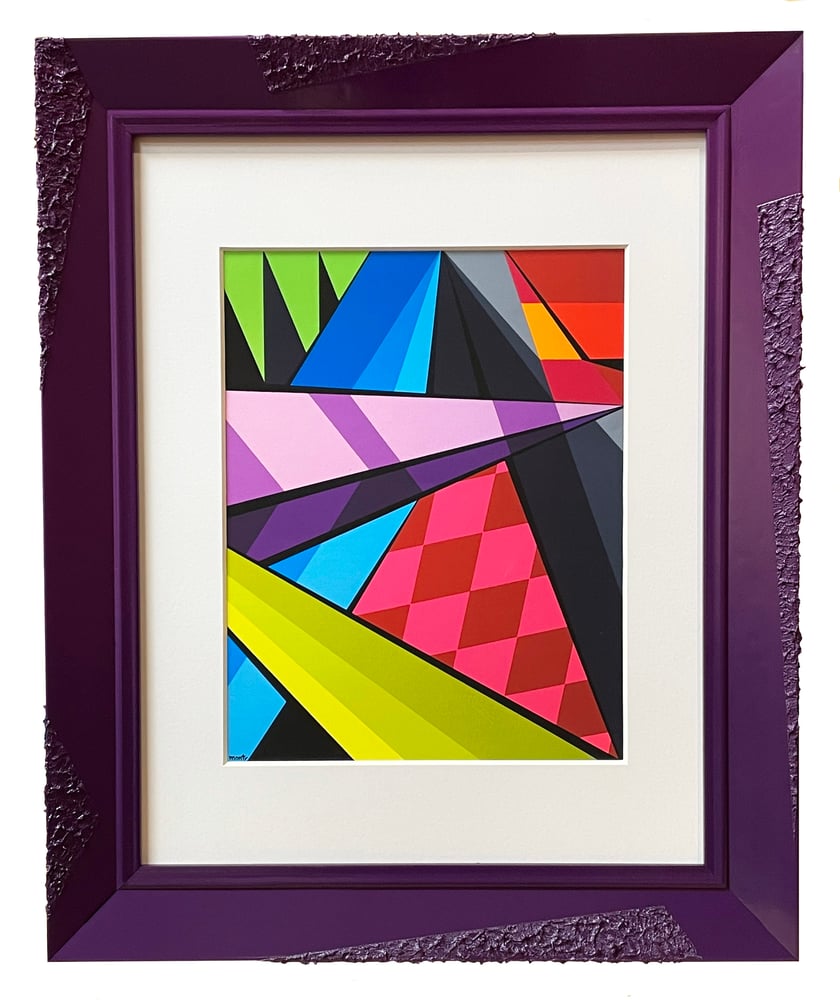 Image of "Geo #65" - Framed archival pigment print on paper