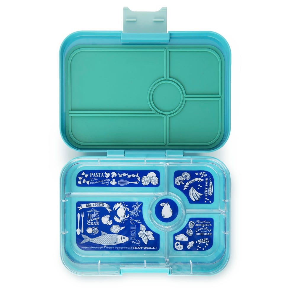 Yumbox Tapas Bento Box 5 Compartments Antibes Blue Bon Appetit Tray