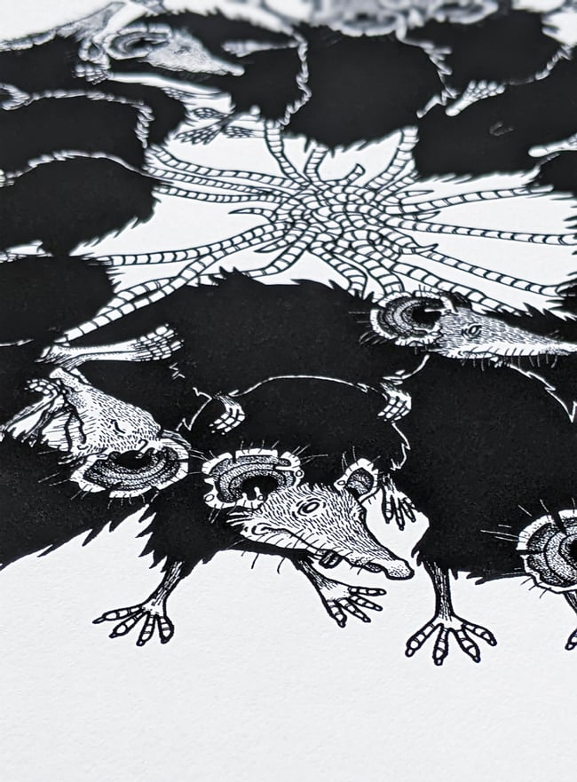 Rat King - 5x7 or 8x10 Print — Keri Newton Illustration