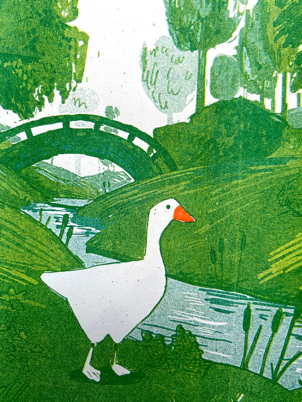 Image of Goose Game Risograph