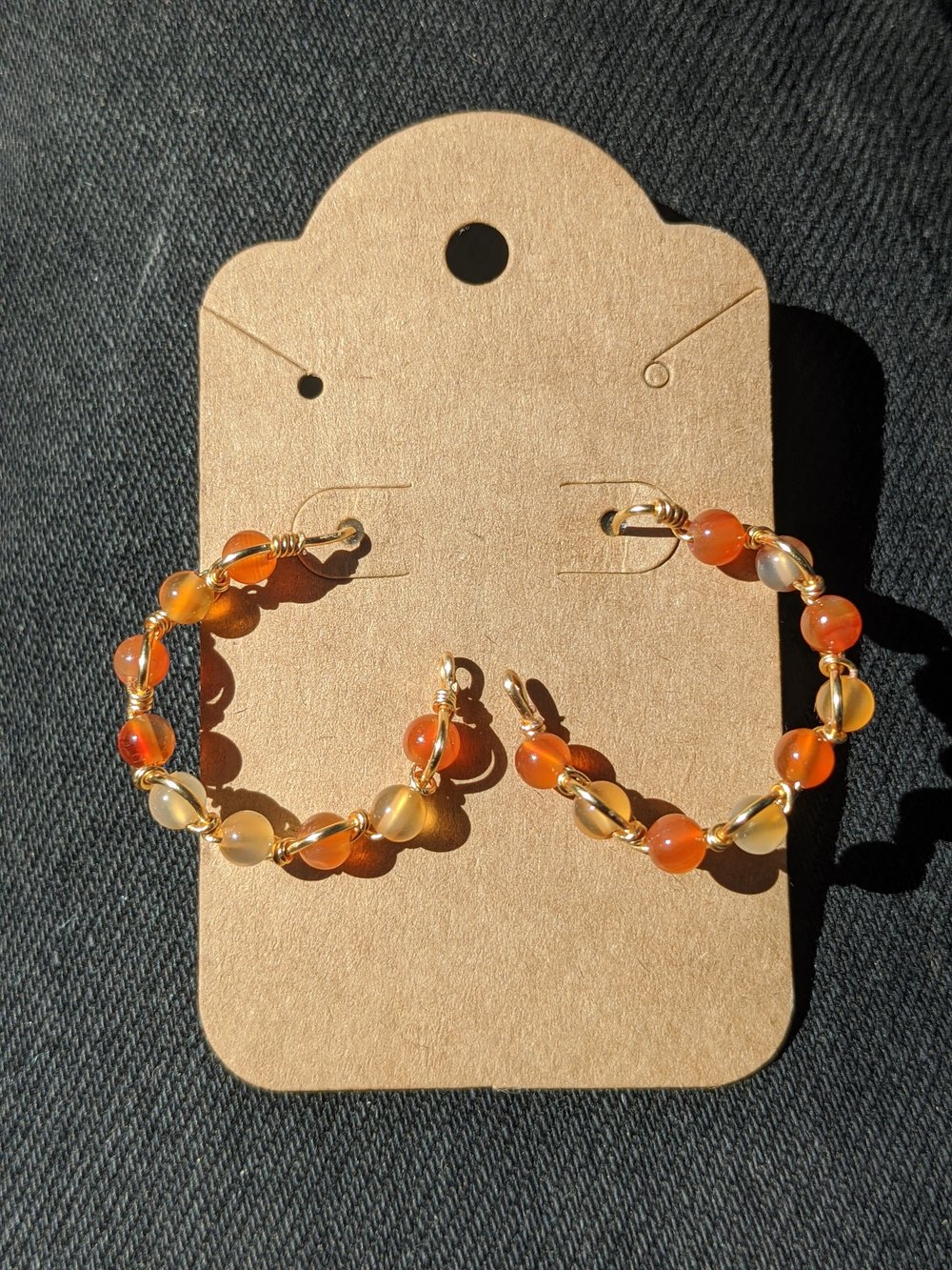 Image of Carnelian Hoops