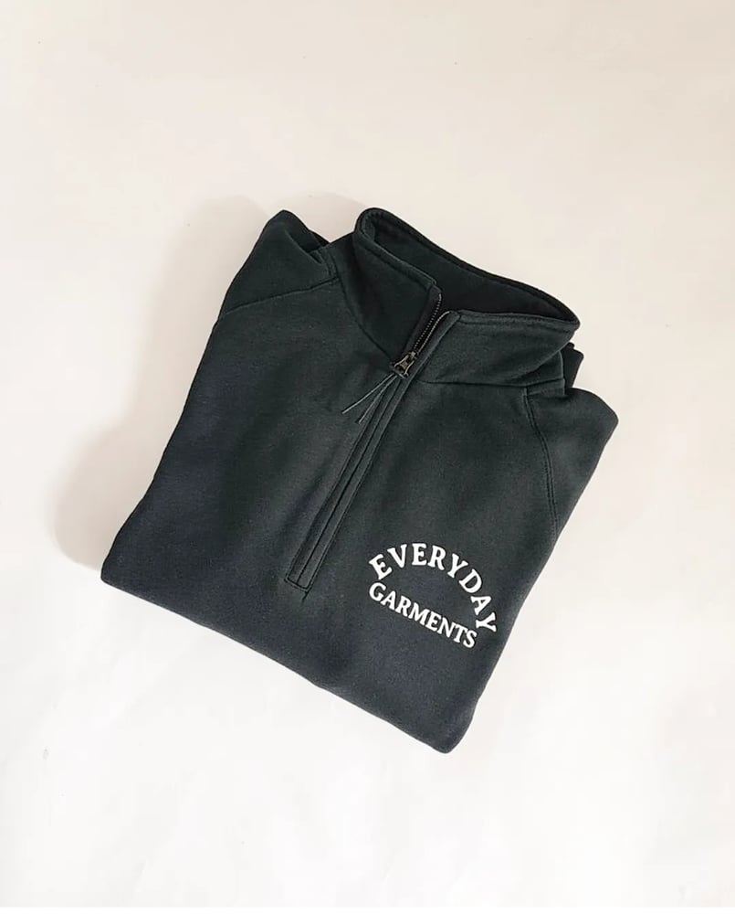 Image of Everyday Garments 3/4 zip Sweaters 