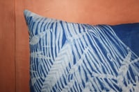 Image 2 of Shibori / Indigo Dyed / Linen pillow case