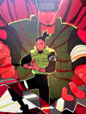 Shikamaru and Asuma Print