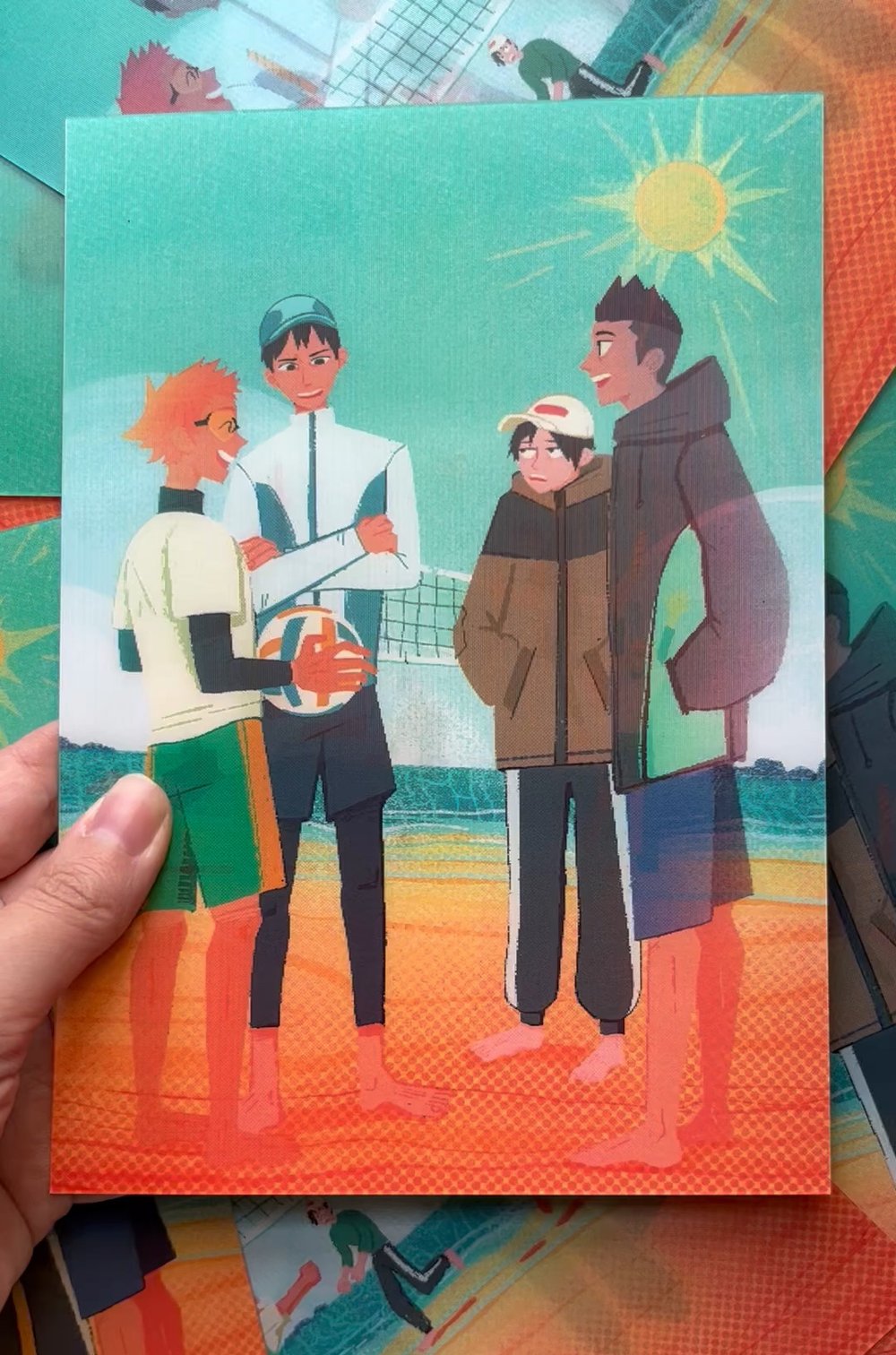 Image of Haikyuu! Lenticular Print