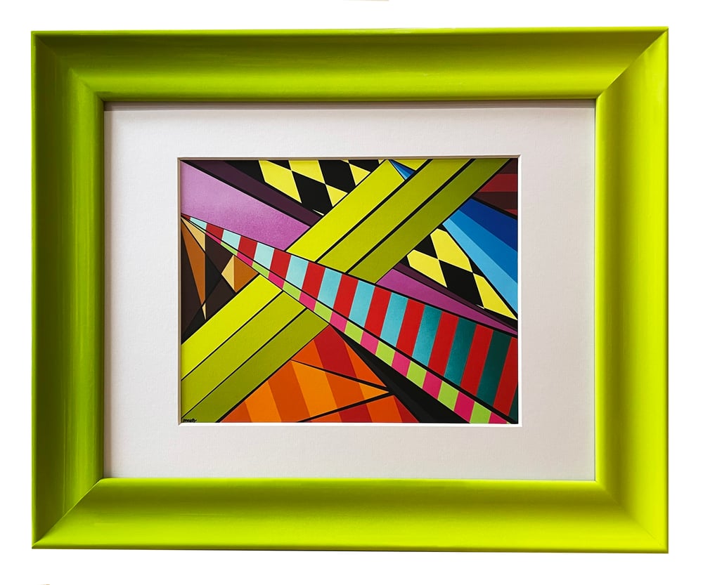 Image of "Geo #82" - Framed archival pigment print on paper