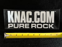 Image 2 of KNAC.COM Bumper Sticker 9" in Width, set of (3) Stickers!